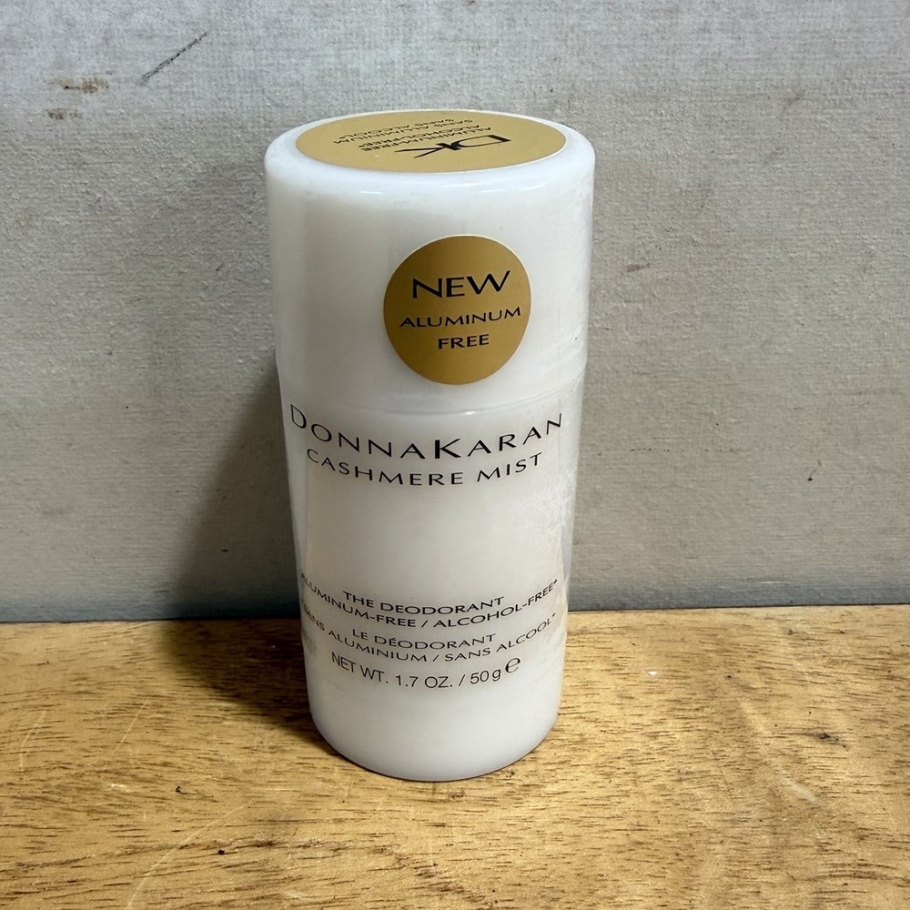 Donna Karan Cashmere Mist Deodorant Stick 1.7 oz Aluminum Free New Sealed